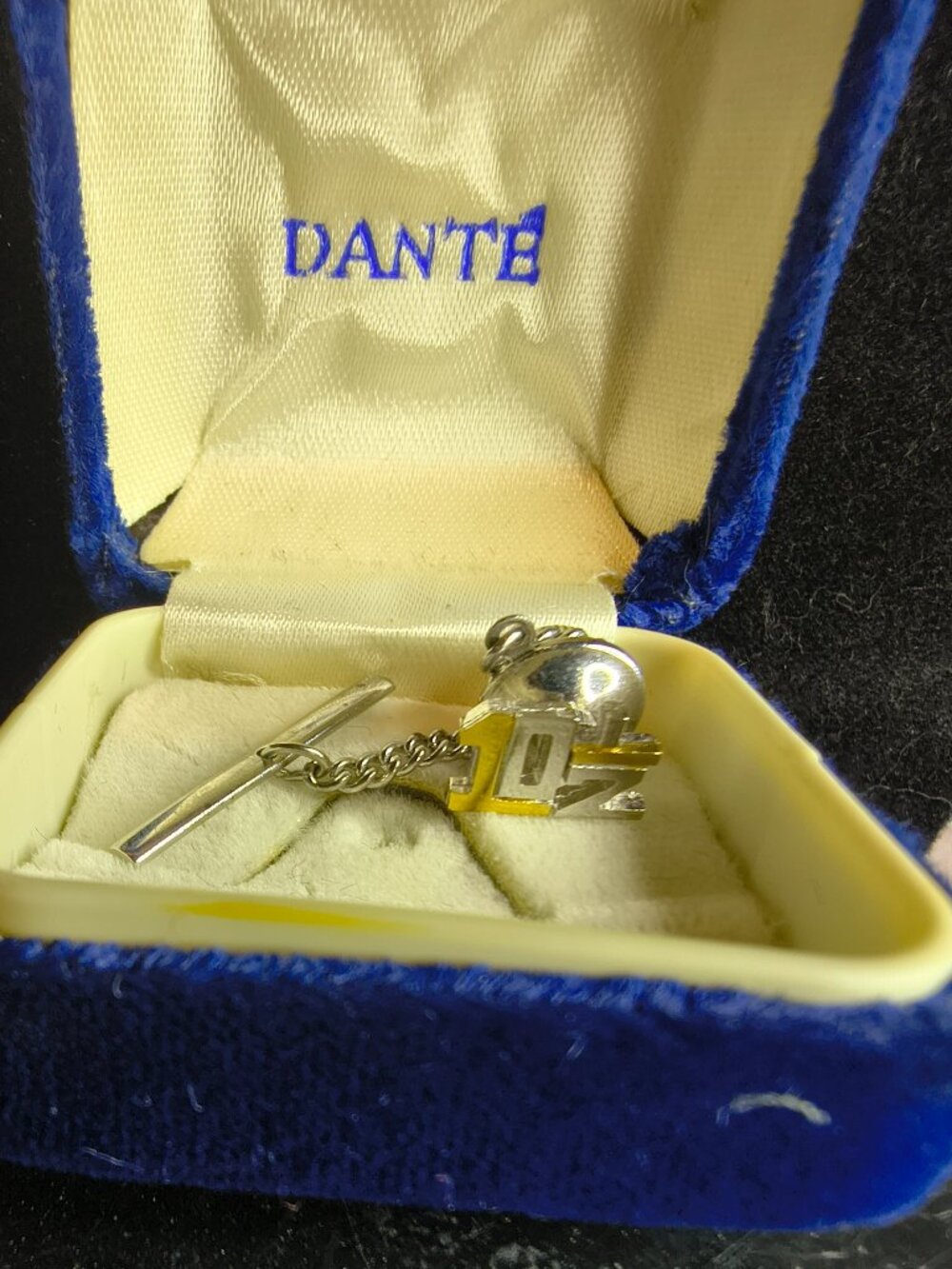 Silver and Gold Tone 10 1/2 Tie pin